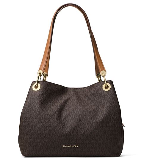 michael kors schultertasche raven|Raven Large Leather Shoulder Bag .